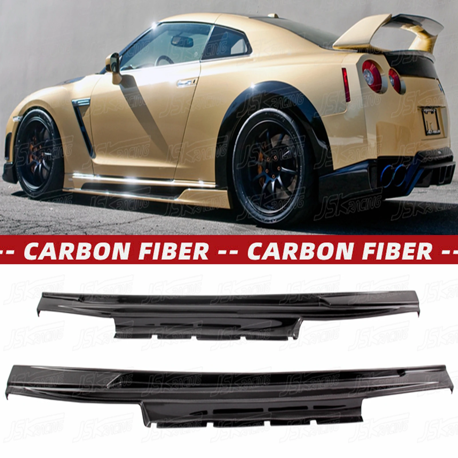 T K Style Carbon Fiber Side Skirts For Nissan Gtr R35 2008-2016(JSKNSR508196)
T K Style Carbon Fiber Side Skirts For Nissan Gtr R35 2008-2016(JSKNSR508196)