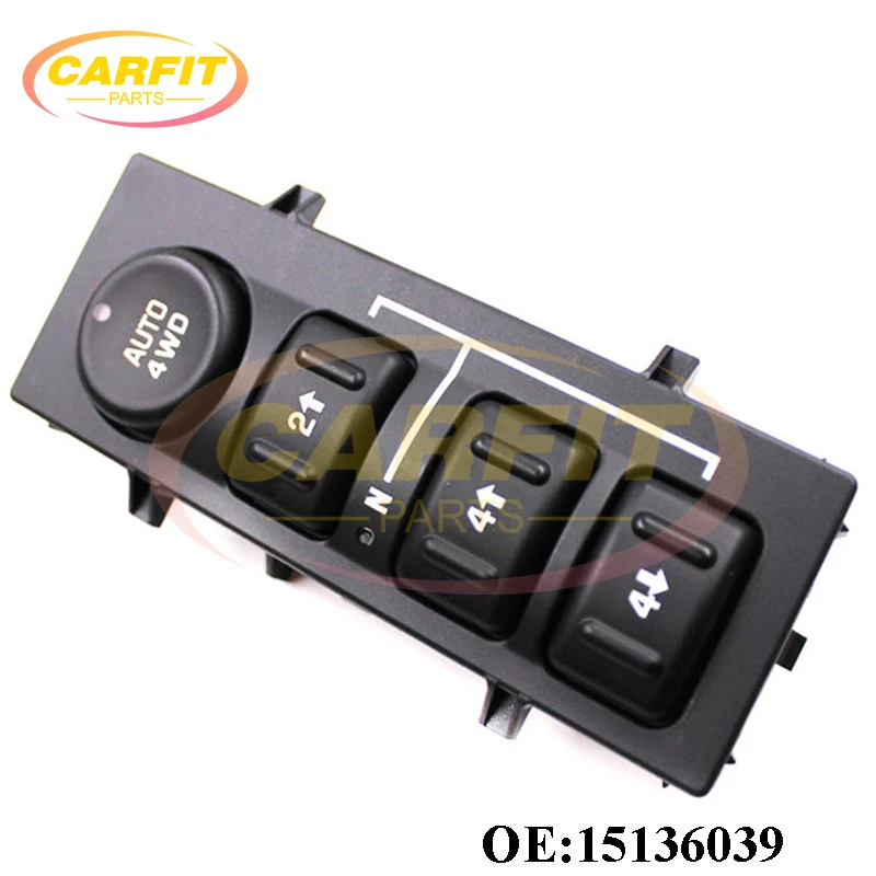 

New OEM 15136039 19259313 4x4 4WD Selector Control Switch For Cadillac Escalade Chevrolet Silverado GMC Sierra 1500 Auto Parts