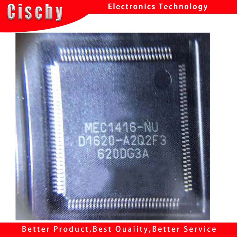 

2pcs MEC1416-NU MEC1416 NU QFP-128 Chipset