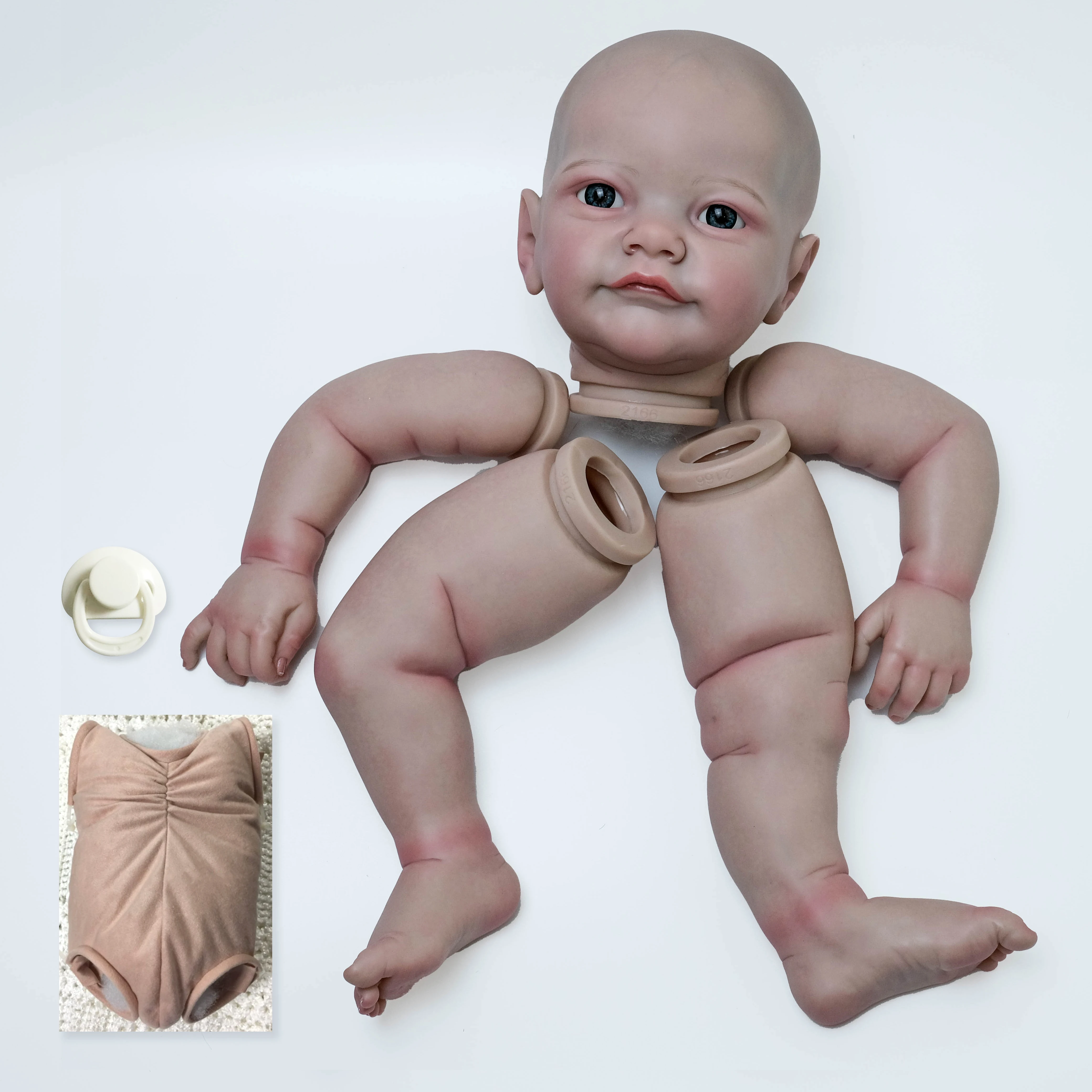 

FBBD 24inch Finished Doll Size Already Painted Kits Tobiah Very Lifelike With Many Details Veins same As picture with Extra Body