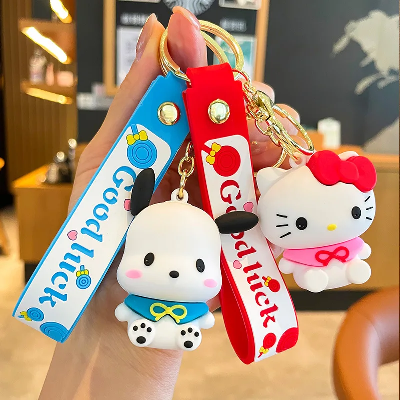 New Mini Q Version Keychain Lovely Kuromi Pochacco Hello Kitty My Melody Cinnamoroll PomPomPuri Doll Keychain Bag Pendant
New Mini Q Version Keychain Lovely Kuromi Pochacco Hello Kitty My Melody Cinnamoroll PomPomPuri Doll Keychain Bag Pendant