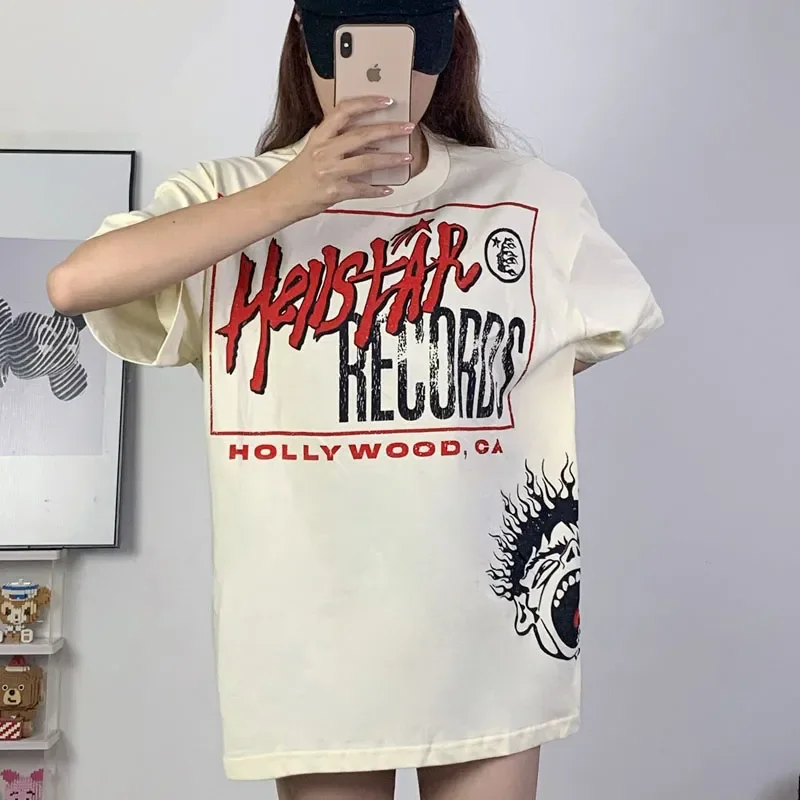 GYM 2023SS Hellstar Correct 1:1 Label Letter Big Mouth Print High Quality Large Size 100% Cotton Short Sleeve T-shirt
GYM 2023SS Hellstar Correct 1:1 Label Letter Big Mouth Print High Quality Large Size 100% Cotton Short Sleeve T-shirt