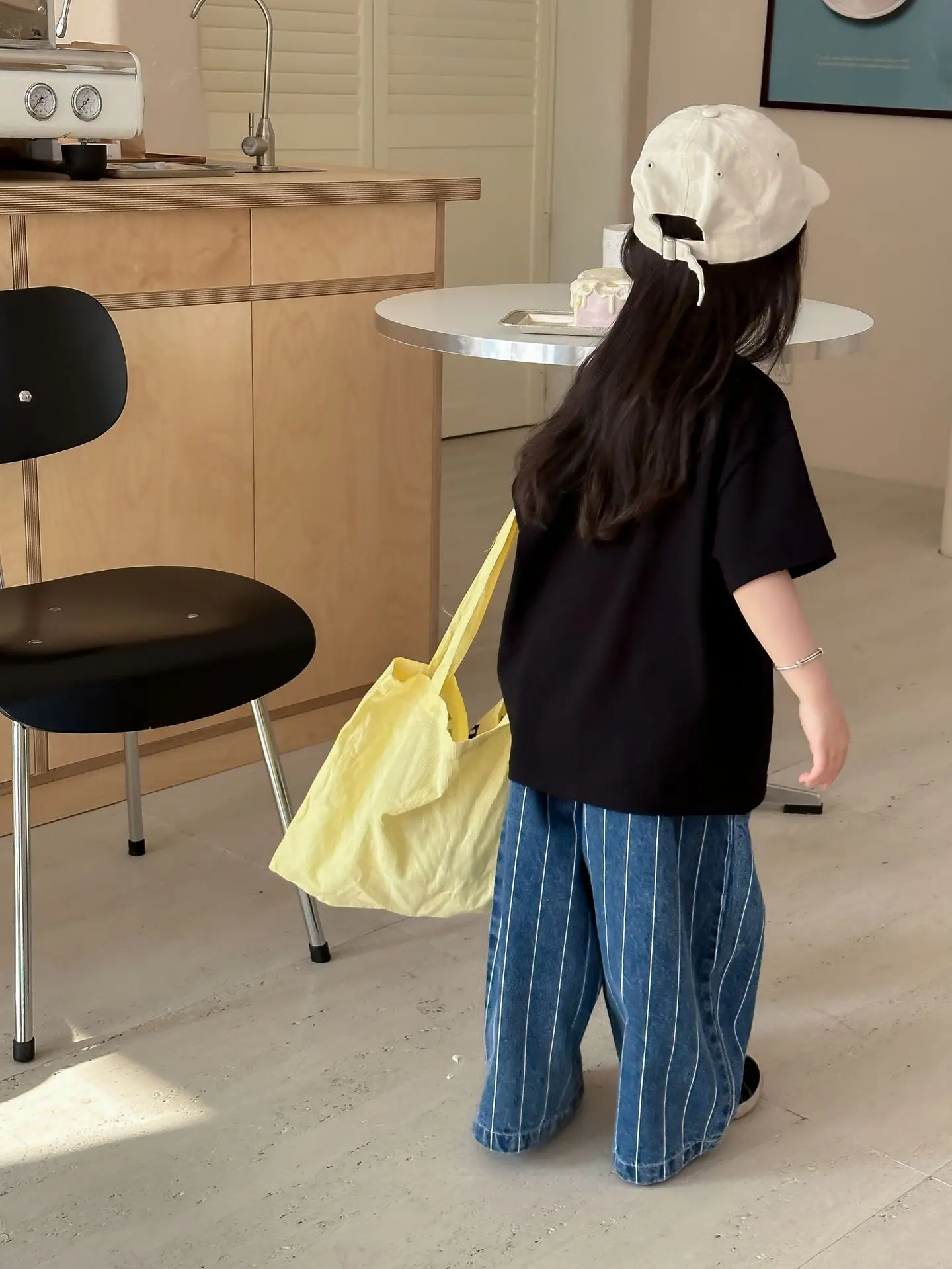 2025 Spring New Children Striped Denim Trousers Baby Boys Casual Pants Toddler Girls Wide Leg Pants Kids Fashion Loose Jeans 12 S80fef48a49fe4753a0b1474f81c8d3bcI