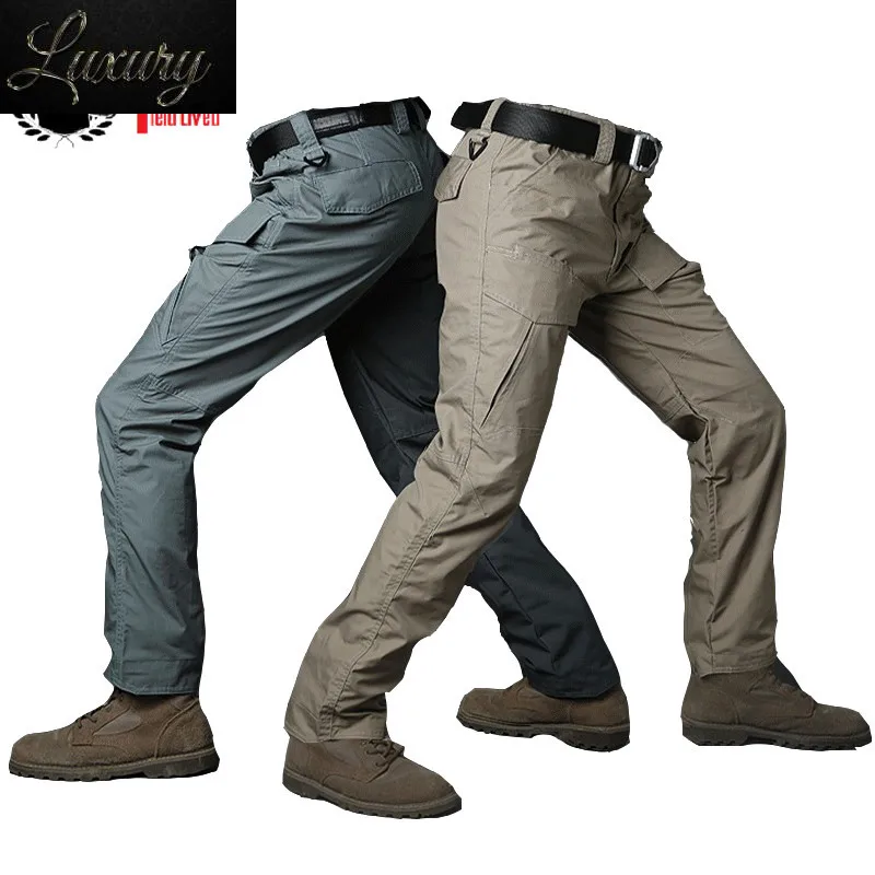 

Men Waterproof Military Tactical Pants Male SWAT Soldier Combat Trousers Camo Style Work Army Casual Cargo Camouflage Joggers