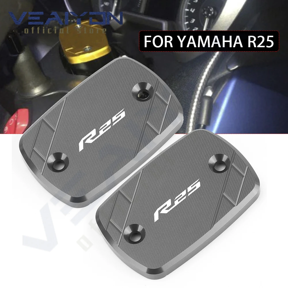 

For YAMAHA YZF-R25 YZF-R3 YZFR25 YZFR3 MT03 MT25 MT-03 2015-2022 Brake Cylinder Fluid Reservoir Cover Cap motorcycle accessories