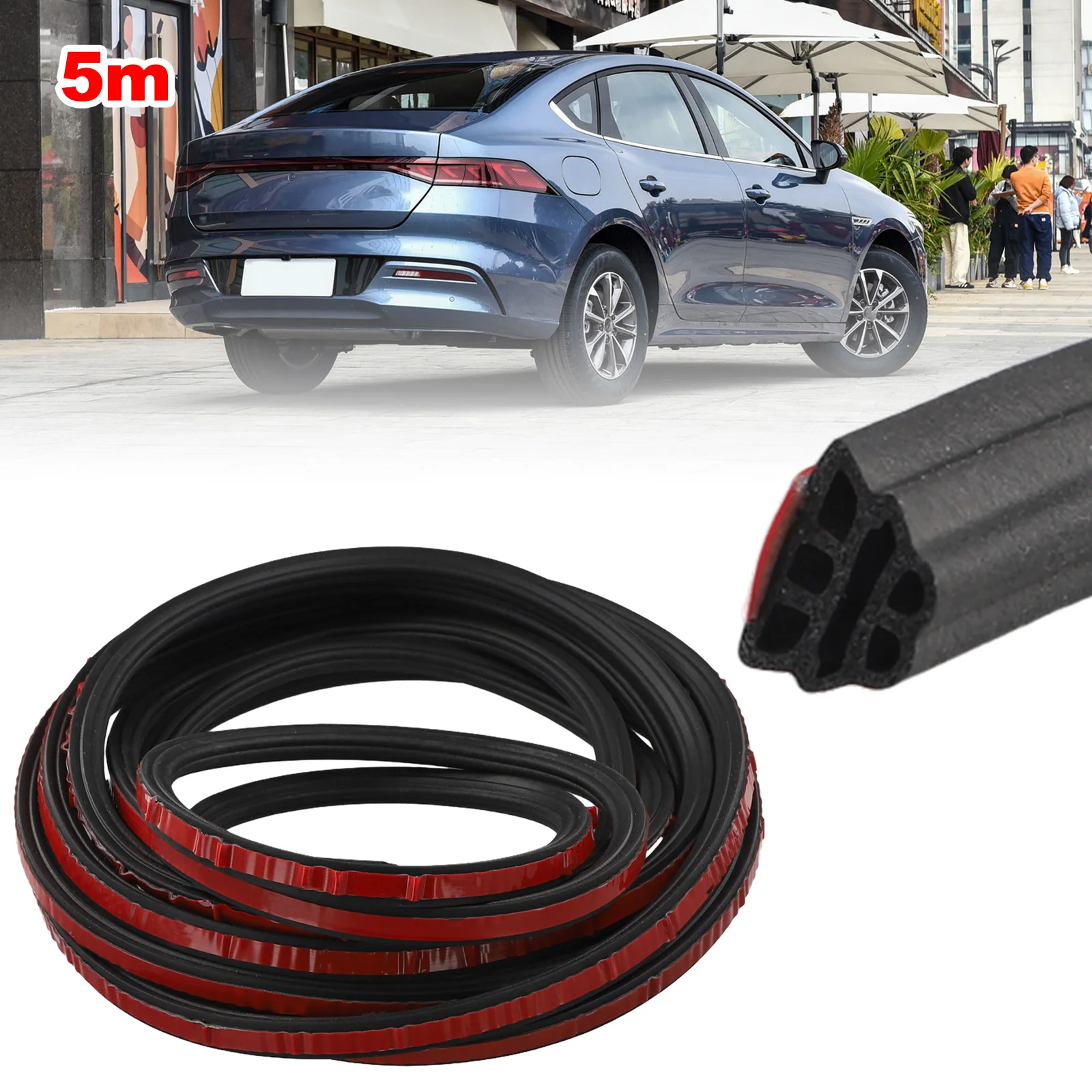 3-Layer Seal Strip Car Door Seal Strips Sound Insulation Weatherstrip Accessories Auto 5M Rubber Strips Weatherstrip Accessories
3-Layer Seal Strip Car Door Seal Strips Sound Insulation Weatherstrip Accessories Auto 5M Rubber Strips Weatherstrip Accessories