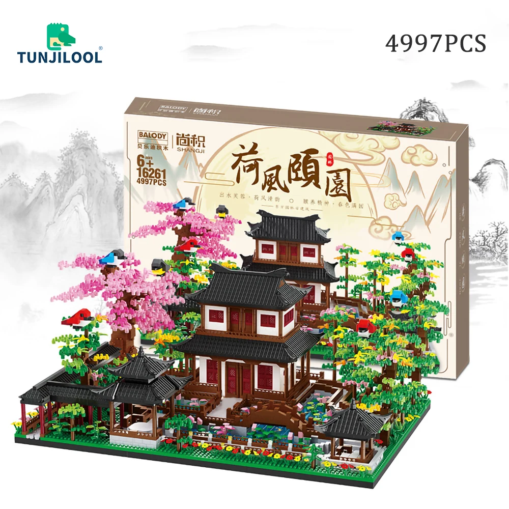 4997PCS Micro Building Blocks Chinese Architecture Ancient House Bricks DIY Diamond Construction Block Toys for Kids Adults Gift
4997PCS Micro Building Blocks Chinese Architecture Ancient House Bricks DIY Diamond Construction Block Toys for Kids Adults Gift