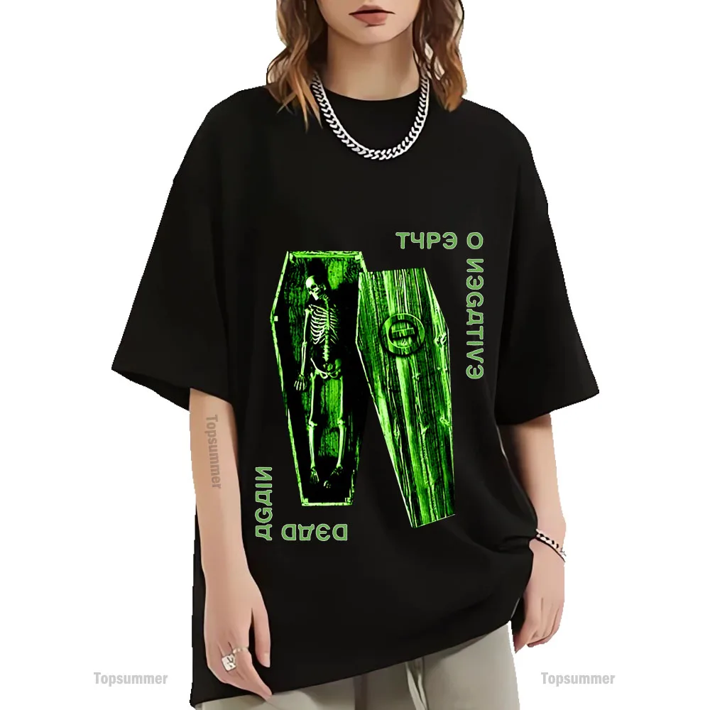 Vintage Type O Negative Dead Again T Shirt Female Male Pop Designer Black T-Shirt Peter Steele Streetwear Fashion Oversized Tee
Vintage Type O Negative Dead Again T Shirt Female Male Pop Designer Black T-Shirt Peter Steele Streetwear Fashion Oversized Tee