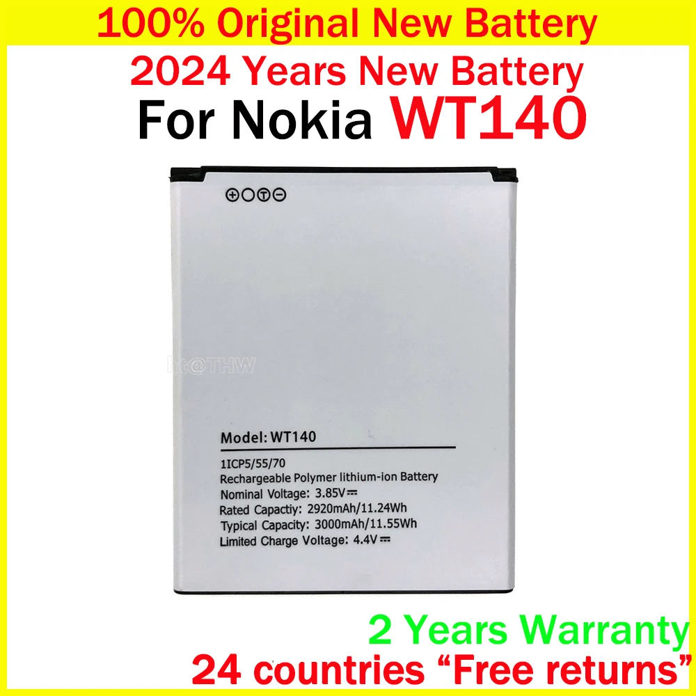 

New Original Battery WT140 3000mAh Rechargeable Battery For Nokia C01 PLUS TA-1396 Batteries