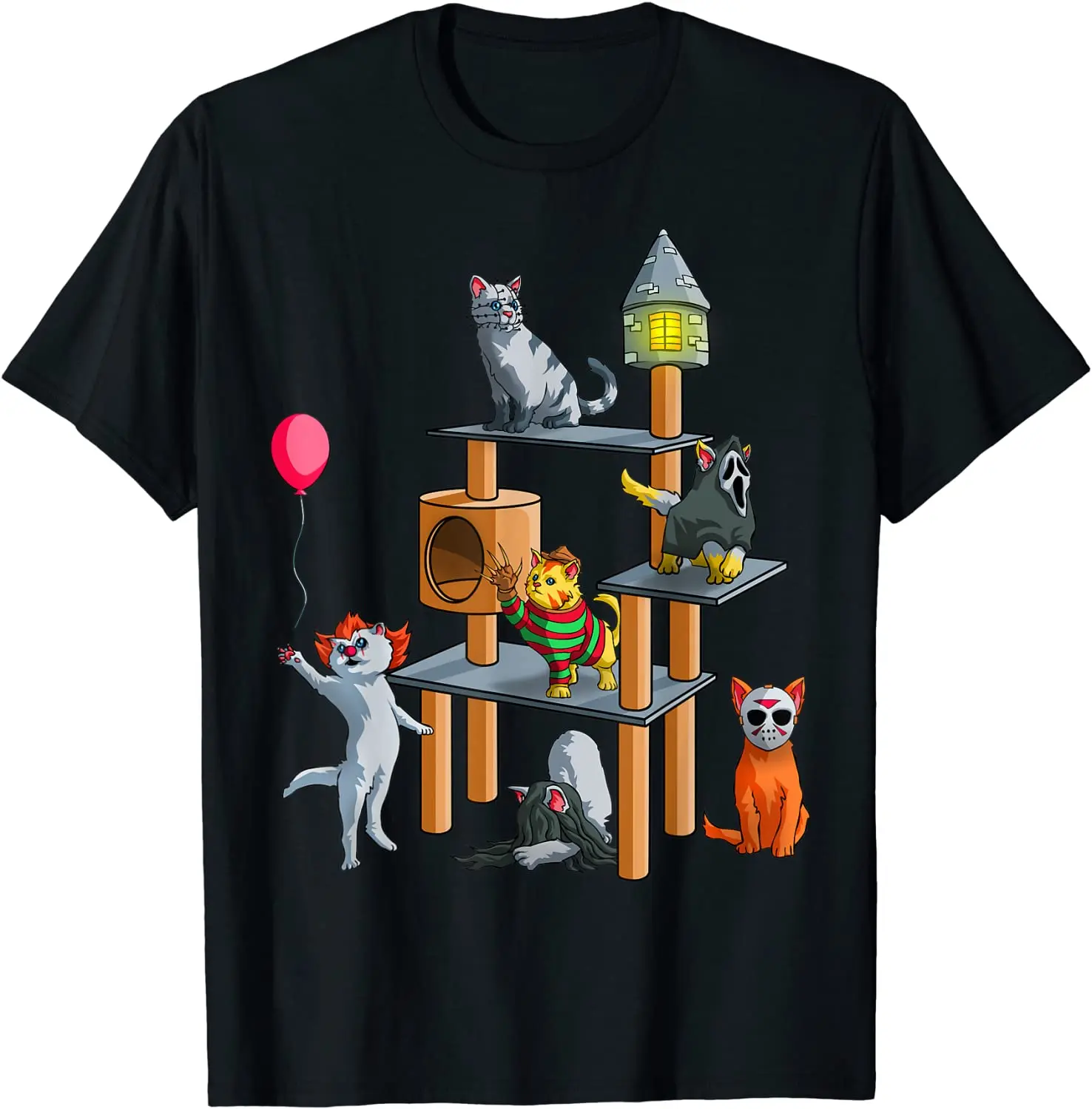 Funny Cat Horror Movies Cute Halloween for Cat Kitty Lovers T-Shirt. Premium Cotton Short Sleeve O-Neck Mens T Shirt New S-3XL
Funny Cat Horror Movies Cute Halloween for Cat Kitty Lovers T-Shirt. Premium Cotton Short Sleeve O-Neck Mens T Shirt New S-3XL