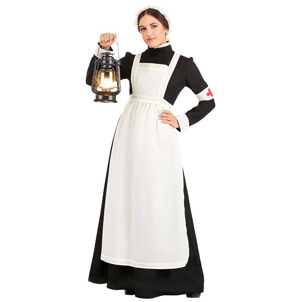 Women Maid Cosplay Long Maxi Fancy Dress Long Sleeves Franch Maid Servant Cosplay Costumes For Halloween Party Dress Up
Women Maid Cosplay Long Maxi Fancy Dress Long Sleeves Franch Maid Servant Cosplay Costumes For Halloween Party Dress Up