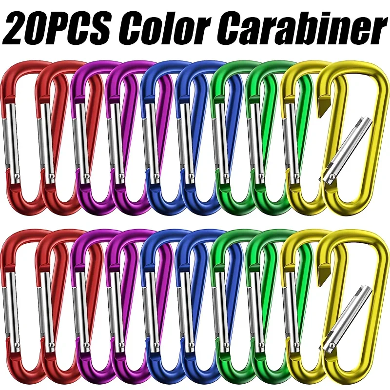 5/20pcs D-Type Aluminum Alloy Carabiner Buckle Camping Equipment Backpack Buckle Water Bottle Hanging Snap Hook Keychain Outdoor
5/20pcs D-Type Aluminum Alloy Carabiner Buckle Camping Equipment Backpack Buckle Water Bottle Hanging Snap Hook Keychain Outdoor