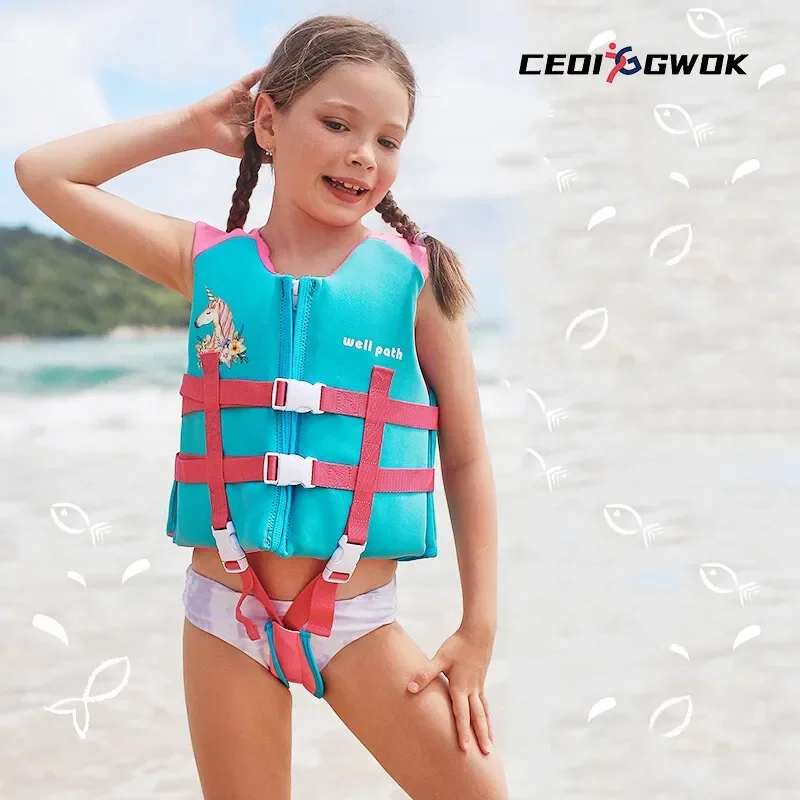 

CEOI GWOK High Quality Children Life Jackets Drifting Waistcoat Foam Buoyancy Clothing Swimming Portable Jacket Buoyancy Suit