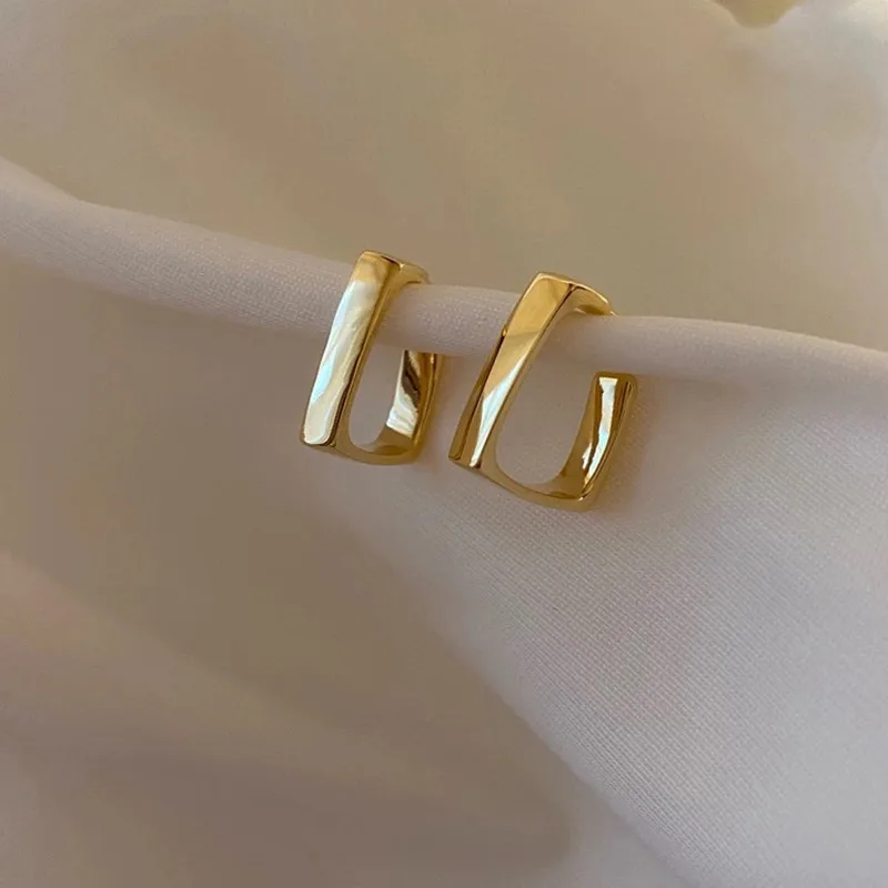 Jacoso Opening Adjustable Geometric Stud Earrings 925 Silver Pin For Women Texture Titanium Simple Jewelry Gifts Accessories
Jacoso Opening Adjustable Geometric Stud Earrings 925 Silver Pin For Women Texture Titanium Simple Jewelry Gifts Accessories