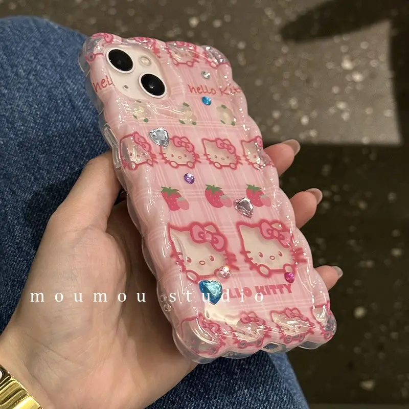 Sanrio Kawaii Anime Cute Hello Kitty Strawberry IPhone14 Promax Phone Case Cartoon Valentine's Day Girls Gifts
Sanrio Kawaii Anime Cute Hello Kitty Strawberry IPhone14 Promax Phone Case Cartoon Valentine's Day Girls Gifts