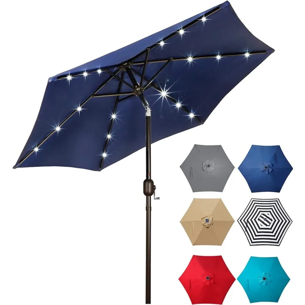 Blissun 7.5 ft Solar Umbrella 18 LED Lighted Patio Umbrella Table Market Umbrella Tilt and Crank Outdoor Umbrella Garden
Blissun 7.5 ft Solar Umbrella 18 LED Lighted Patio Umbrella Table Market Umbrella Tilt and Crank Outdoor Umbrella Garden