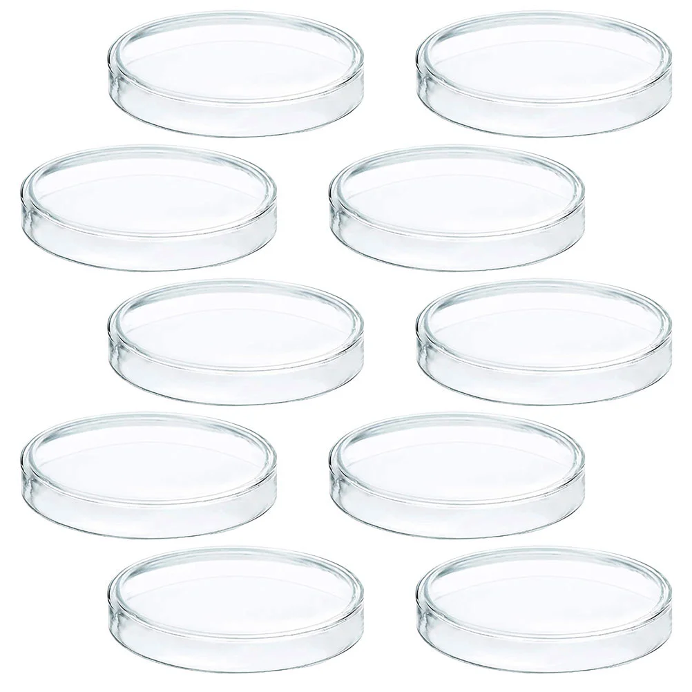 10pcs Petri Dishes Laboratory Analysis Petri Plates Clear Petri Plates Projects Supplies(100mm)
10pcs Petri Dishes Laboratory Analysis Petri Plates Clear Petri Plates Projects Supplies(100mm)