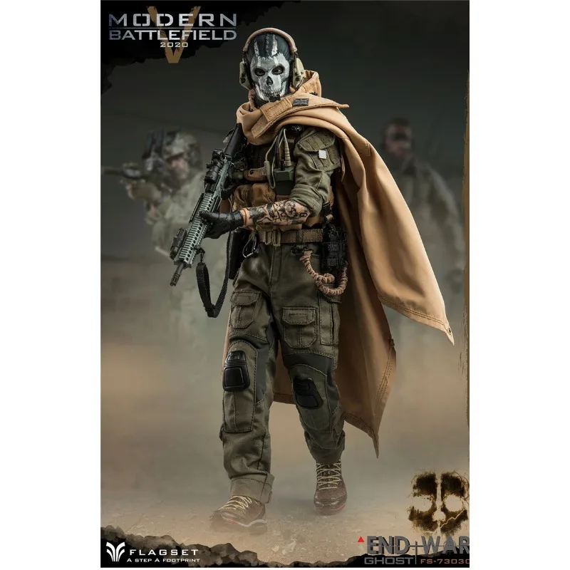 

Spot Genuine FLAGSET 1/6 Soldier Handmade Model Death Ghost Doomsday War ENDWAR Soldier 73030 Hobbies Collecting Gifts