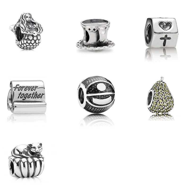 Classic New Mermaid Teacup With Heart-shaped Cross Forever Football Cat Pear Charm, Original Jewelry For Ladies As Gifts
Classic New Mermaid Teacup With Heart-shaped Cross Forever Football Cat Pear Charm, Original Jewelry For Ladies As Gifts