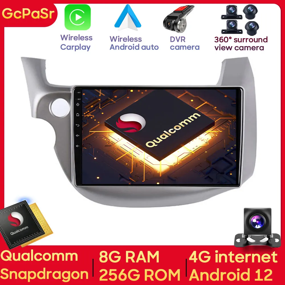 Wireless Carplay Car Radio Player Android Auto Navigation GPS Autoradio Carplay IPS Wifi For Honda Jazz 2 Fit 2 2007 - 2014
Wireless Carplay Car Radio Player Android Auto Navigation GPS Autoradio Carplay IPS Wifi For Honda Jazz 2 Fit 2 2007 - 2014