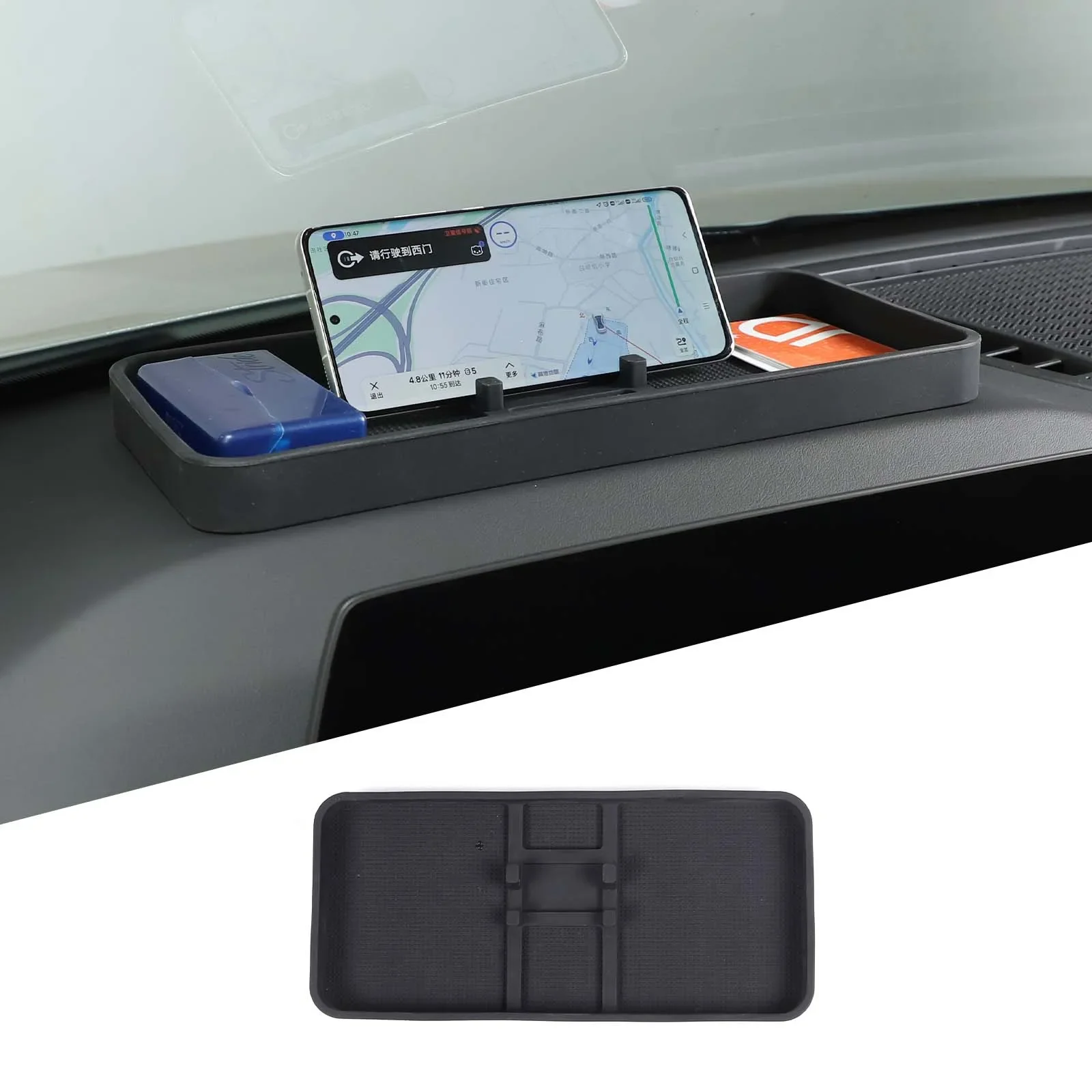 

For BMW IX1 X1 U10 U11 2023-2024 Car Dashboard Storage Anti-slip Mat Silica Gel Interior Accessories