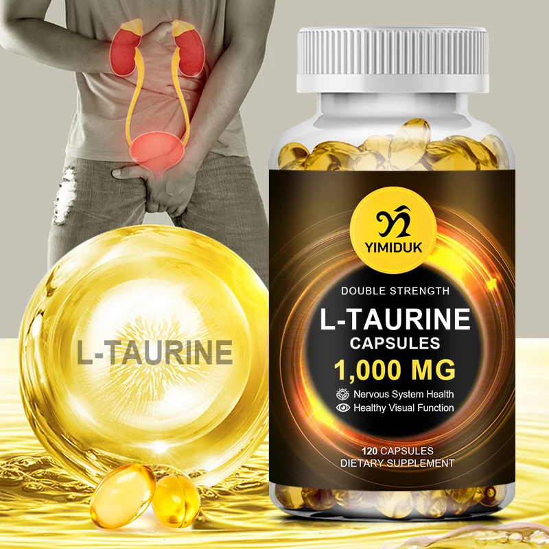 

Organic Taurine Extract Capsules Supports Nervous System & Heart Health Antioxidant Amino Acid Improves Brain Memory