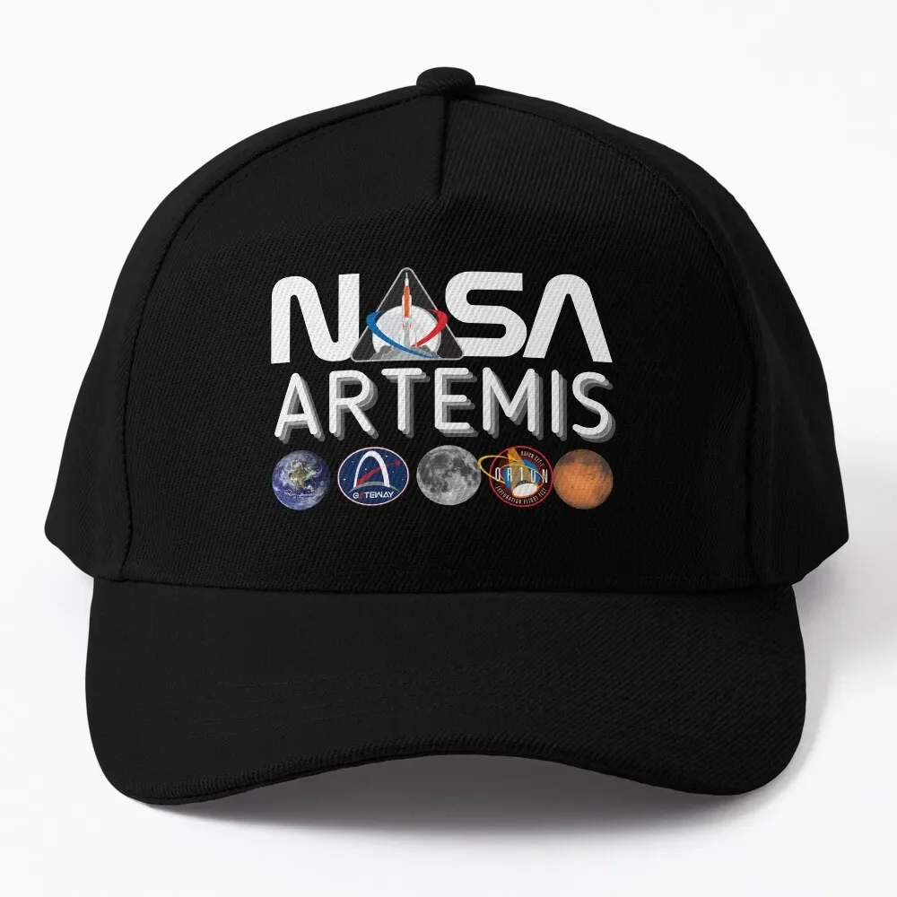 

Artemis Official Logo We Are Going Moon To Mars Baseball Cap cute Sunscreen Caps Women Men's