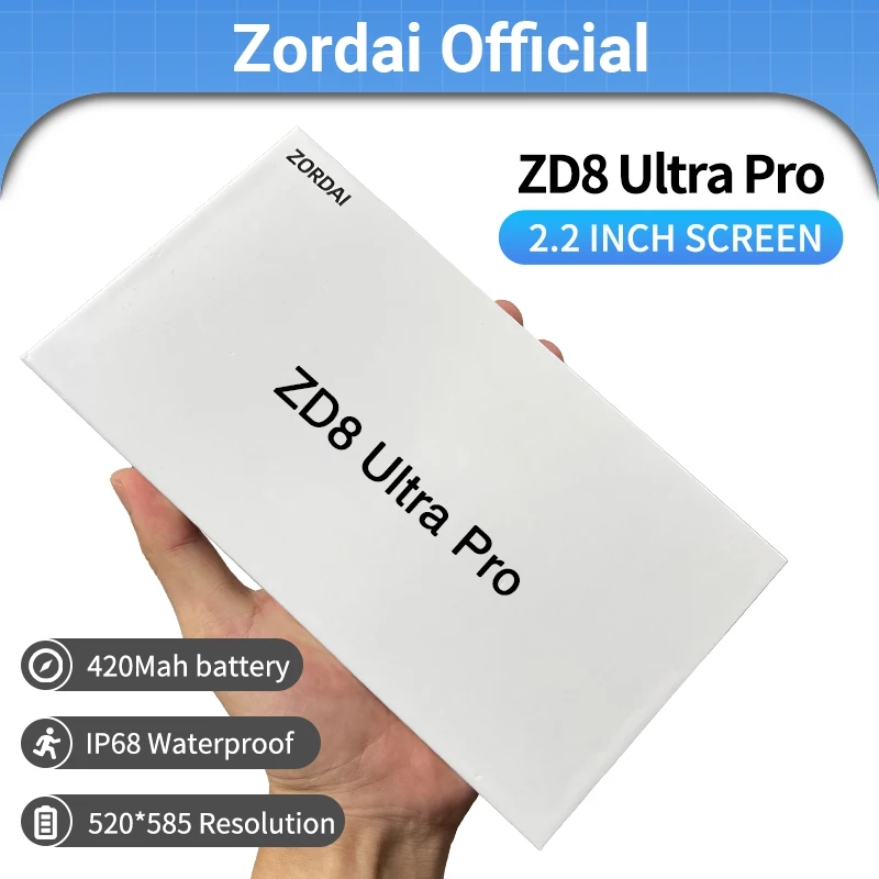 Zordai ZD8 Pro Ultra Smart Watch 8 New SmartWatch Bluetooth Call Fitness Tracker with Heart Rate Monitor Blood DT8 Max Men Women
Zordai ZD8 Pro Ultra Smart Watch 8 New SmartWatch Bluetooth Call Fitness Tracker with Heart Rate Monitor Blood DT8 Max Men Women