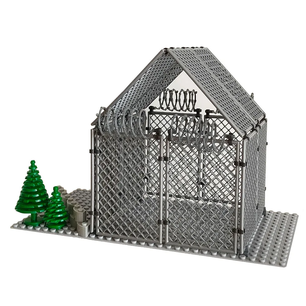 

MOC Building Blocks Compatible Major Brand Military Prison Toy DIY Educational Game Scene Model Self-Locking Bricks Kids Gifts