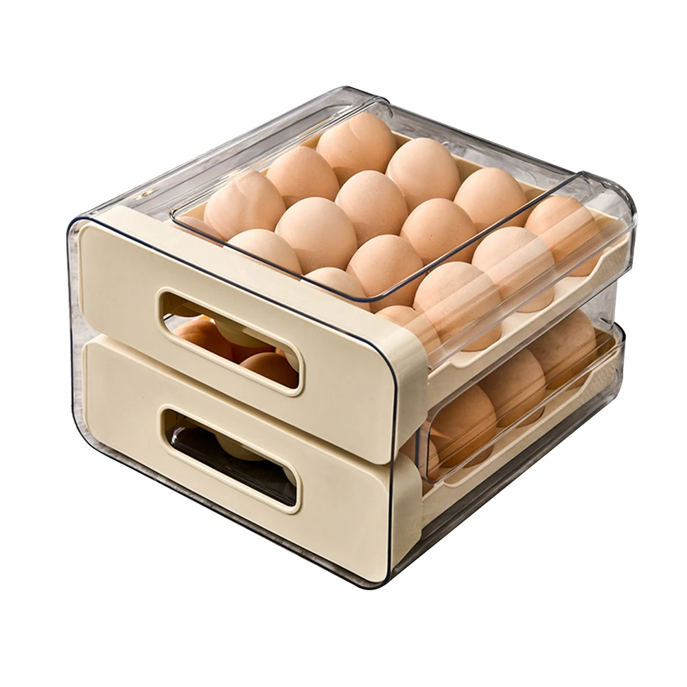 Storage Box Egg Holder Compact Drawer Type Exquisite Lightweight Refrigerator Stackable For Fridger Long Lasting
Storage Box Egg Holder Compact Drawer Type Exquisite Lightweight Refrigerator Stackable For Fridger Long Lasting