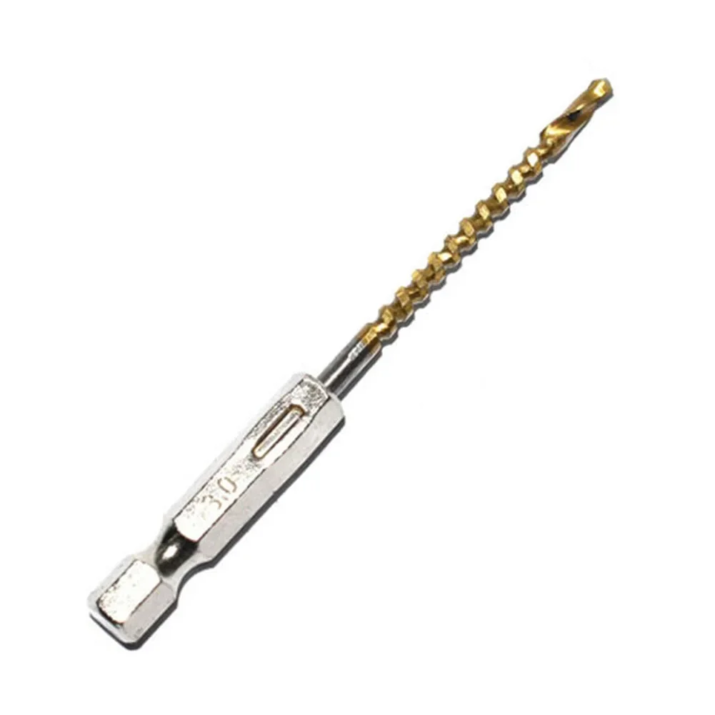 Hex Shank Drill Bit High-Speed Steel Titanium Plating 1pc Drill Bits High Hardness Metal Titanium Auger Durable
Hex Shank Drill Bit High-Speed Steel Titanium Plating 1pc Drill Bits High Hardness Metal Titanium Auger Durable