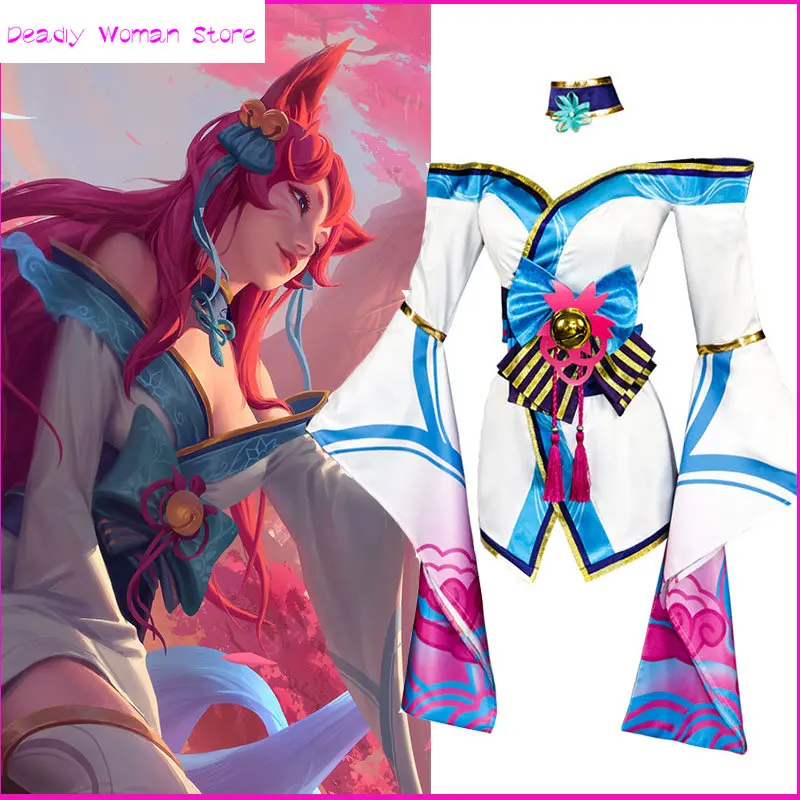 Game LOL Spirit Blossom Ahri Cosplay Costume Game LOL Ahri Cosplay Costume Sexy The Nine-Tailed Fox Women Dress Halloween Girl
Game LOL Spirit Blossom Ahri Cosplay Costume Game LOL Ahri Cosplay Costume Sexy The Nine-Tailed Fox Women Dress Halloween Girl