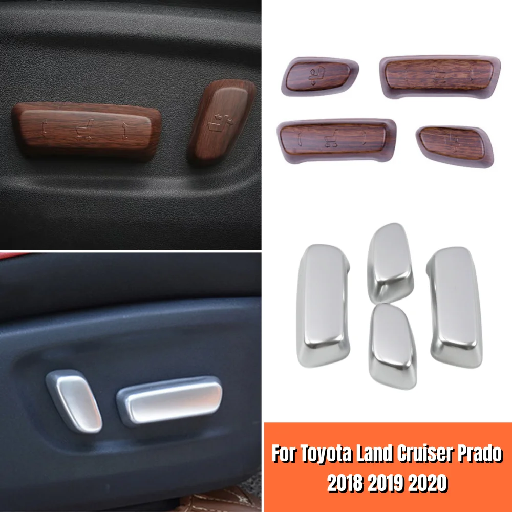 Car Seat Adjust button cover decoration interior Trims For Toyota Land Cruiser Prado 150 2018 2019 2020 ABS Styling Accessories
Car Seat Adjust button cover decoration interior Trims For Toyota Land Cruiser Prado 150 2018 2019 2020 ABS Styling Accessories