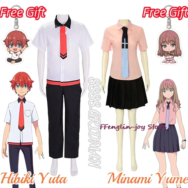 Hibiki Yuta Minami Yume Cosplay Costume Clothes Uniform Cosplay Free Gift Pendant Halloween Party Woman Man School Uniform
Hibiki Yuta Minami Yume Cosplay Costume Clothes Uniform Cosplay Free Gift Pendant Halloween Party Woman Man School Uniform