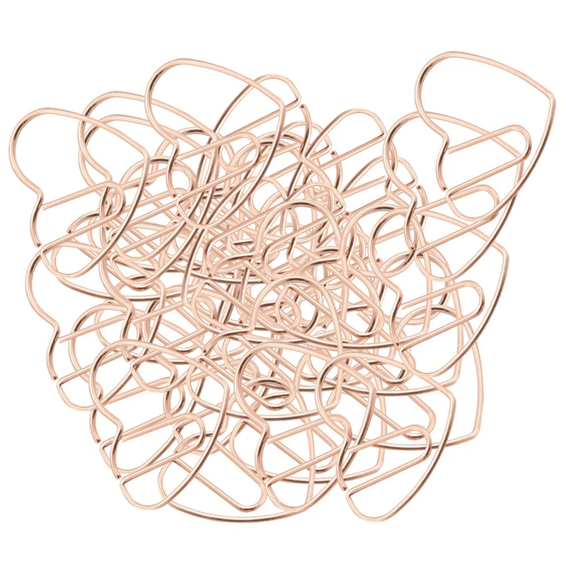 100 Pieces Love Heart Shaped Small Paper Clips Bookmark Clips For Office School Home Metal Paper Clips
100 Pieces Love Heart Shaped Small Paper Clips Bookmark Clips For Office School Home Metal Paper Clips