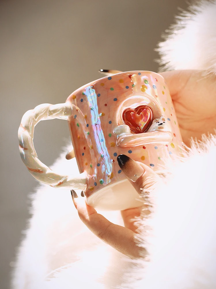 Ahunderjiaz-Pink Ceramic Coffee Mug, Cameo Couple Mugs, Lovely Puppy Breakfast Cup, Birthday Gift, Home Drinkware Set,300-400ml,
Ahunderjiaz-Pink Ceramic Coffee Mug, Cameo Couple Mugs, Lovely Puppy Breakfast Cup, Birthday Gift, Home Drinkware Set,300-400ml,
