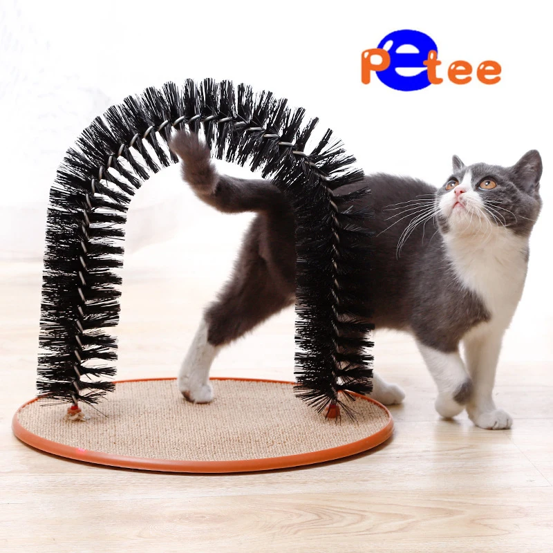 Comfortable Arch Cats Massager Round Fleece Base Kitten Toy Scratching Device Brush For Pet Cat Itching Grooming Supplies
Comfortable Arch Cats Massager Round Fleece Base Kitten Toy Scratching Device Brush For Pet Cat Itching Grooming Supplies