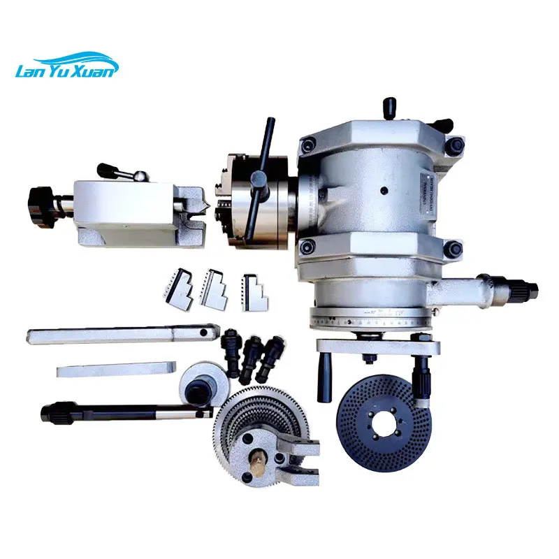 F11-100A Universal Dividing Head divider with K1125 lathe chuck for cnc milling drilling machine indexing working
F11-100A Universal Dividing Head divider with K1125 lathe chuck for cnc milling drilling machine indexing working