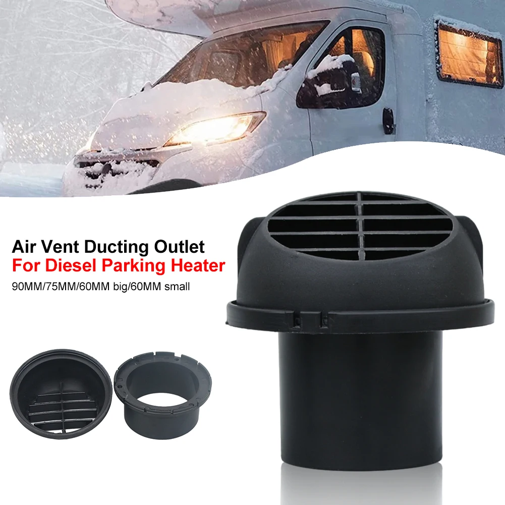 Warm Heater Parking Heater Air Vent 60mm/75mm/90mm Rotatable Car Heater Air Outlet Directional for Webasto Eberspacher Propex
Warm Heater Parking Heater Air Vent 60mm/75mm/90mm Rotatable Car Heater Air Outlet Directional for Webasto Eberspacher Propex