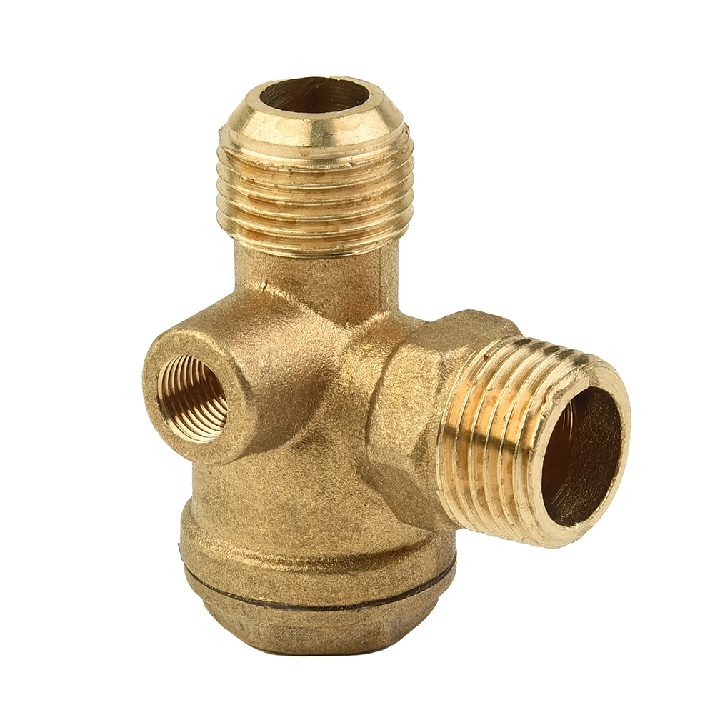 Brand New Check Valve Air Compressor 3 Port Accessories Brass Connector Tool Gold Male Threaded Nickel Plating
Brand New Check Valve Air Compressor 3 Port Accessories Brass Connector Tool Gold Male Threaded Nickel Plating