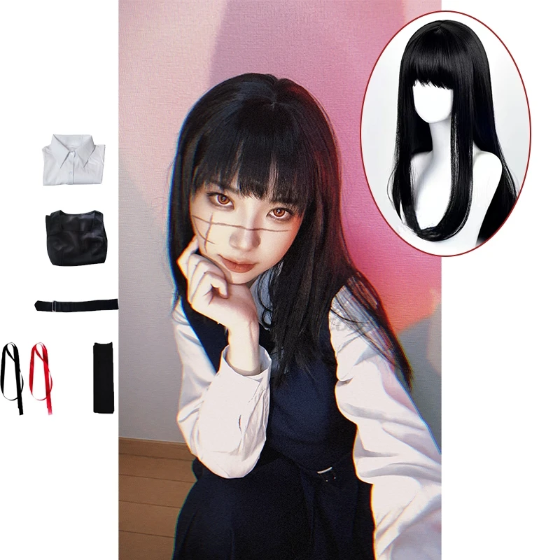 war demon Cosplay Costume Anime Chainsaw Man Cosplay Black Long Cosplay Wig Mitaka Asa cosplay Japanese school uniform JK COS
war demon Cosplay Costume Anime Chainsaw Man Cosplay Black Long Cosplay Wig Mitaka Asa cosplay Japanese school uniform JK COS