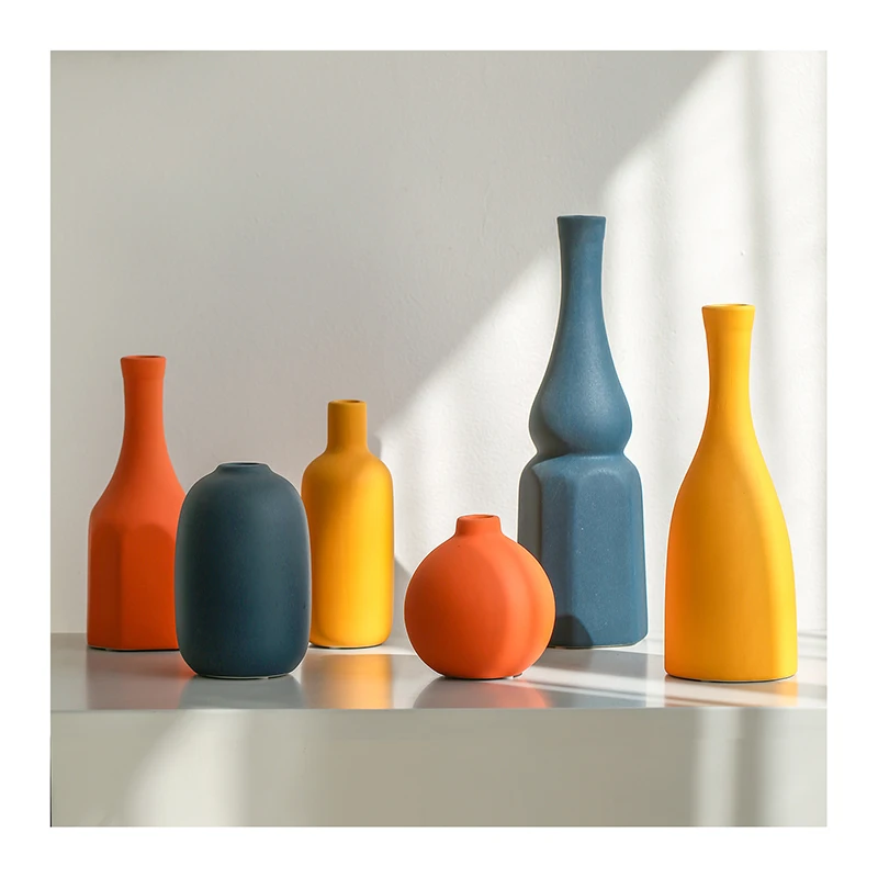 Ceramic Nordic Vase Dried Flower Decoration Artificial Room Decoration Vase Minimalist Decor Vase Fleur Table Art BS50HP
Ceramic Nordic Vase Dried Flower Decoration Artificial Room Decoration Vase Minimalist Decor Vase Fleur Table Art BS50HP