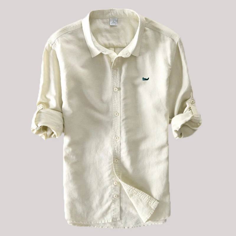 Spring Summer Men's Shirt Casual Solid Long Sleeve Blouse Cotton Linen Shirts Hommes Fashion Clothing Tops 601
Spring Summer Men's Shirt Casual Solid Long Sleeve Blouse Cotton Linen Shirts Hommes Fashion Clothing Tops 601