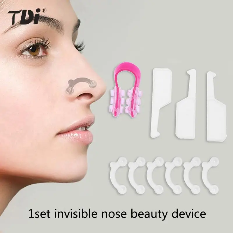 

Silicone Nose Up Shaper Bridge Booster Shaping Clip Clipper Shaper Bridge Straightening Beauty Nose Clip Corrector Massage Tool