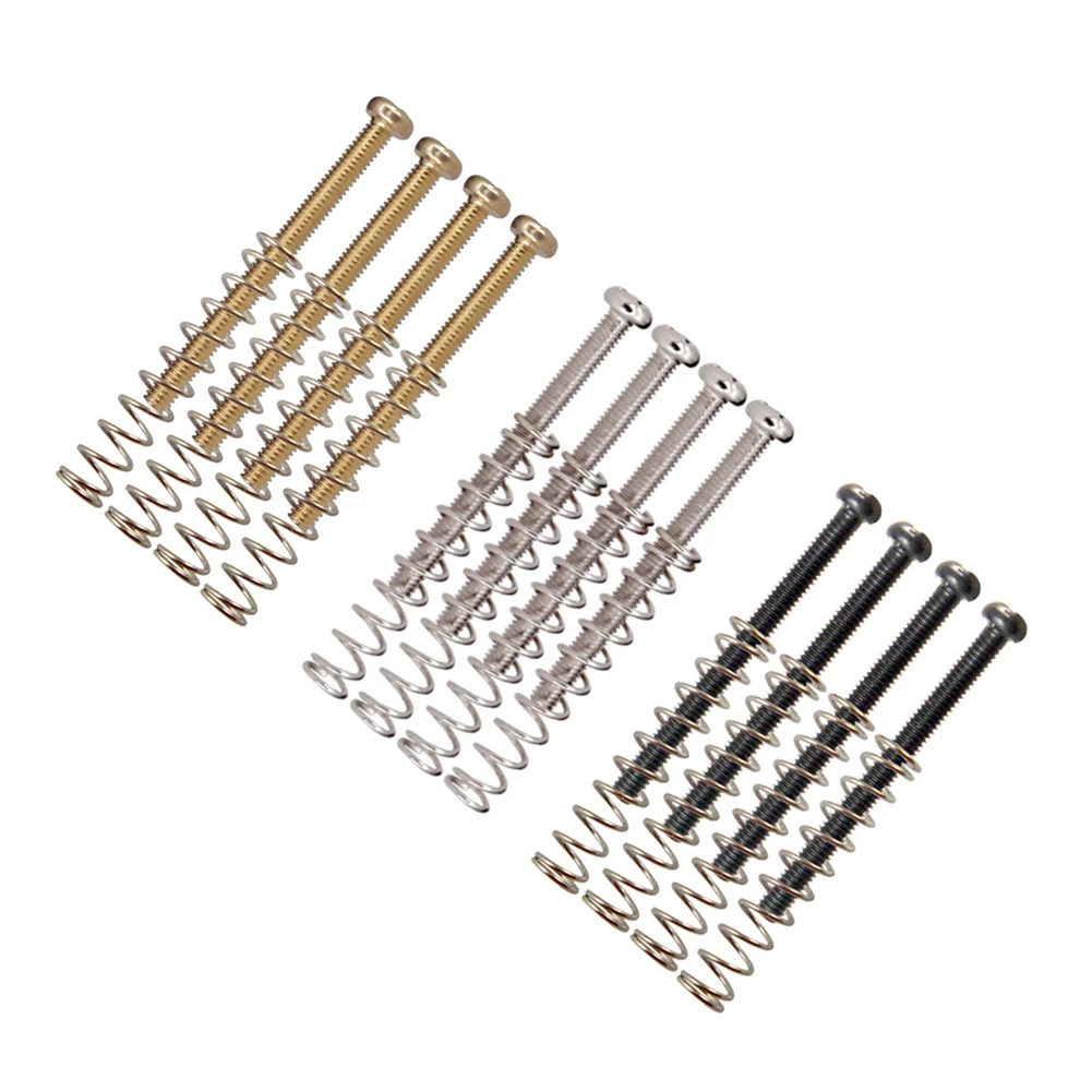 4 Pcs Guitar Humbucker Pickup Screws And Springs M3*30MM In Chrome Black Or Gold Coil Pickup Frame Guitar Parts
4 Pcs Guitar Humbucker Pickup Screws And Springs M3*30MM In Chrome Black Or Gold Coil Pickup Frame Guitar Parts