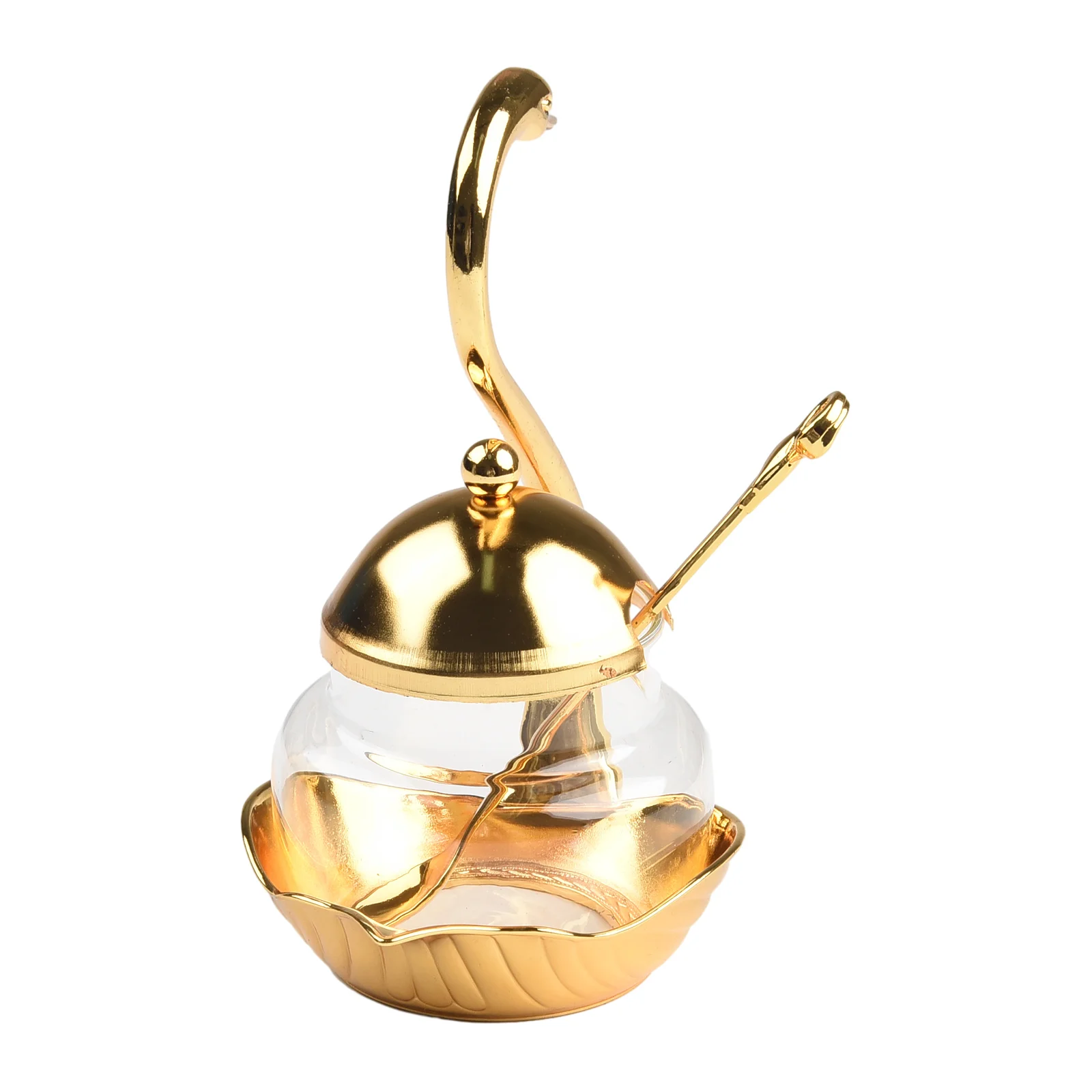 Stylish Seasoning Container Swan Design Spice Glass Jar with Serving Spoon Perfect for Salt Sugar Coffee Storage
Stylish Seasoning Container Swan Design Spice Glass Jar with Serving Spoon Perfect for Salt Sugar Coffee Storage