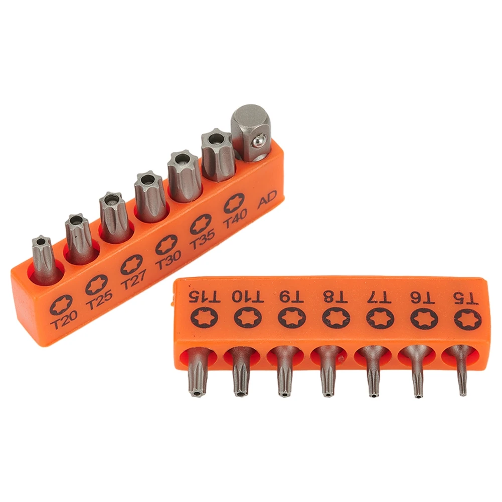 13PCS 25mm Torx Screwdriver Bits 1/4 Inch Hex Shank Electric Screw Driver Star Bit Set With Adapter Hole T5-T40 Hole Magnetic
13PCS 25mm Torx Screwdriver Bits 1/4 Inch Hex Shank Electric Screw Driver Star Bit Set With Adapter Hole T5-T40 Hole Magnetic