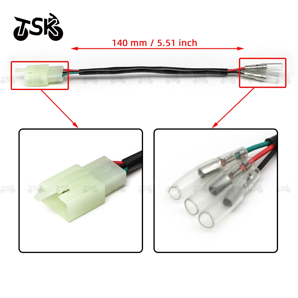 Motorcycle 3 Wires Turn Signal Connectors Plug Indicator Wiring Adapter For Honda Cbr 600 1000 Cbr600 Cbr1000 Rr Nc700
Motorcycle 3 Wires Turn Signal Connectors Plug Indicator Wiring Adapter For Honda Cbr 600 1000 Cbr600 Cbr1000 Rr Nc700