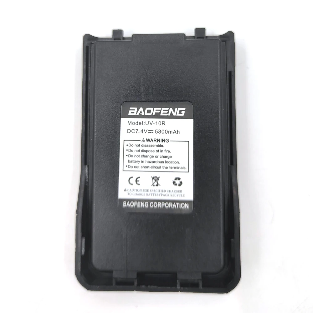 Original DC7.4V 5800mAh Li-ion Battery for Baofeng UV-10R Dual Band Ham Two Way Radio
Original DC7.4V 5800mAh Li-ion Battery for Baofeng UV-10R Dual Band Ham Two Way Radio