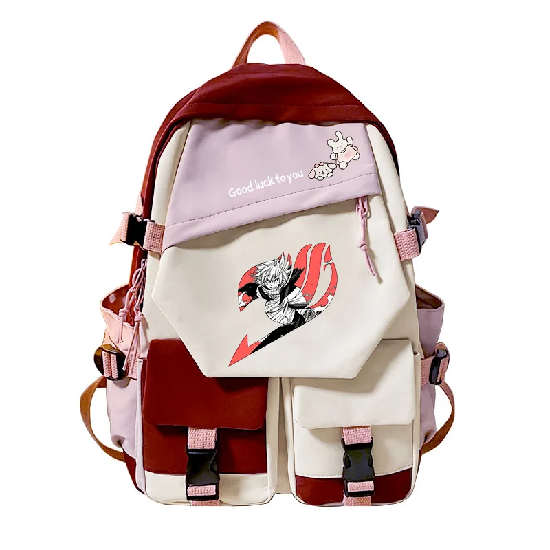 

Fairy Tail Children's Backpack Casual Bag Outdoor Travel Bag Anime Printing Bag Teen Student School Bag Boys and Girls Bag